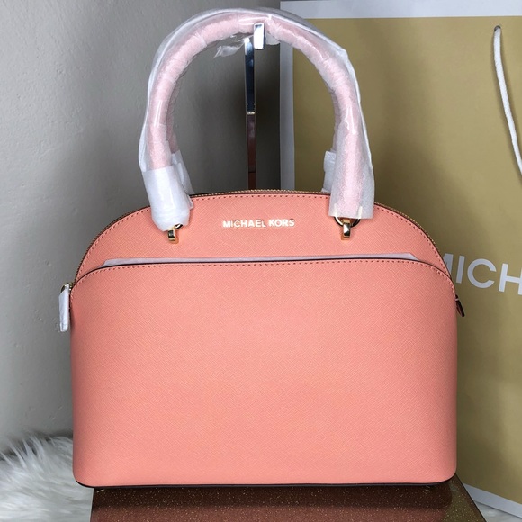 michael kors pink purse crossbody